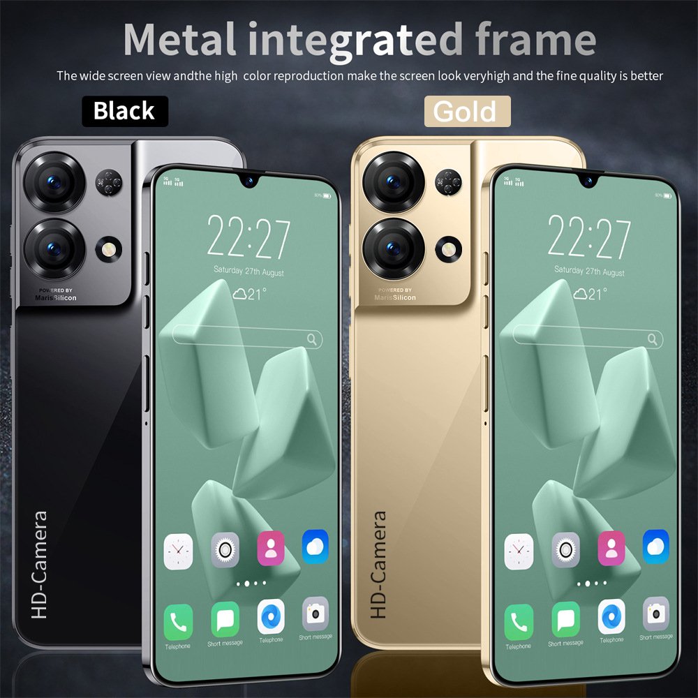2023 Latest Reno 8 Pro 16G + 1T Mobile Phones Kullanilan cep telefonlari 3g & 4g Mini Smartphone Global Latest Cheap Smartphone